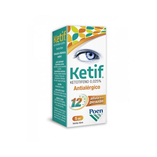 Ketif antialérgico ocular gotitas 5ml