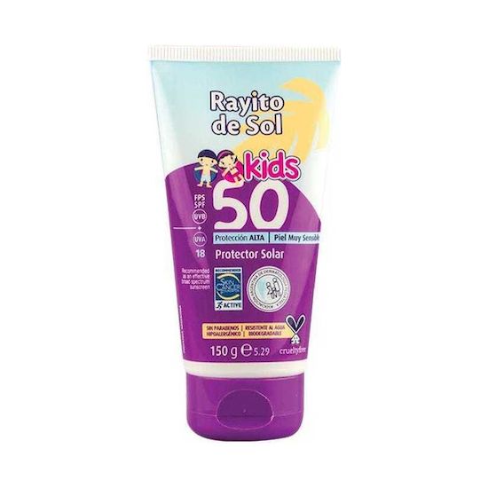 Rayito de sol f50 protector solar kids niños 150 gr