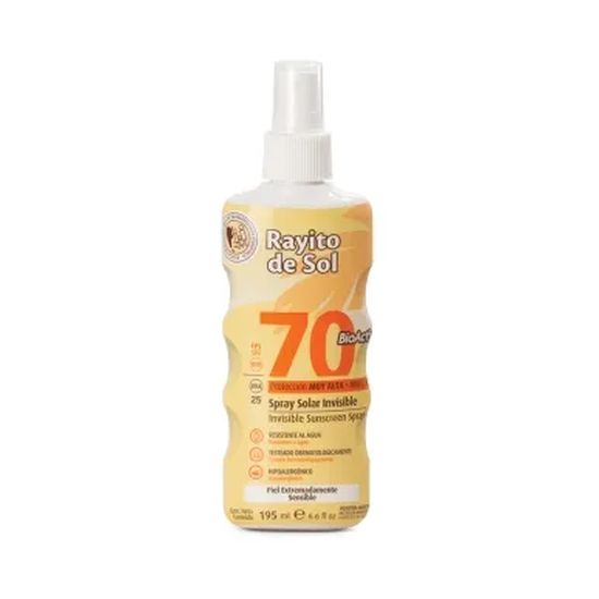 Rayito De Sol Fps70 Invisible Spray 195 Ml