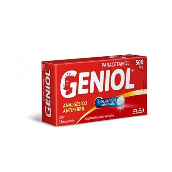 Geniol 500 mg 16 comprimidos