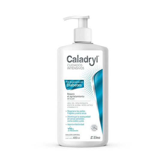 Caladryl Cuidados Intensivos Corporal Piel Diabetico Emulsion 400 Gr