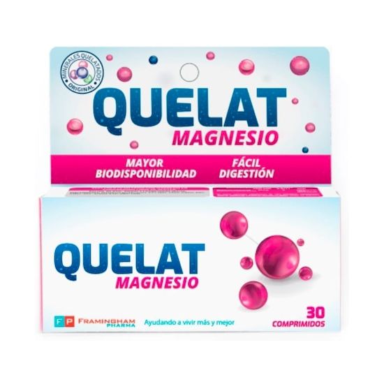 Quelat magnesio 30 comprimidos