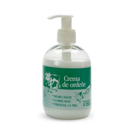 Crema Ordeñe Lindon 250 Gr Aloe Con Dosificador