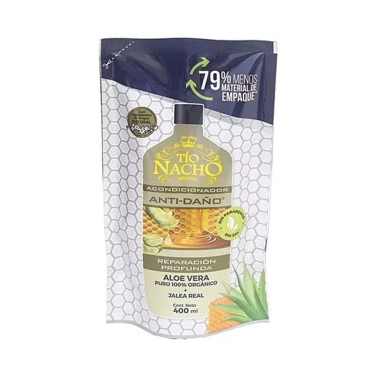 Tio nacho acondicionador 400 aloe vera doy pack