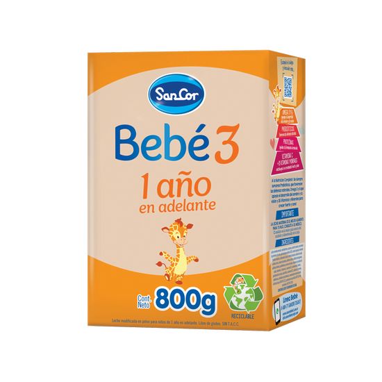 Sancor Bebé Leche Infantil 800 Gr Etapa 3 Polvo