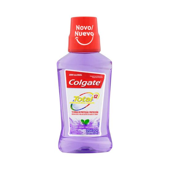 Colgate enjuague bucal total 12 250 ml antisarro