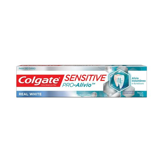 Colgate crema dental sensitive pro alivio real white 50 gr