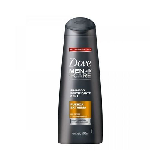 Dove shampoo men+car 2 en 1 fuerza extrema 400 ml