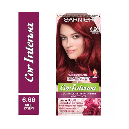 Garnier Cor Intensa tintura para el cabello tono 6.6 Rojo Intenso