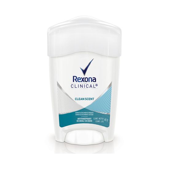 Rexona desodorante clinical crema 48 gr women clean scent