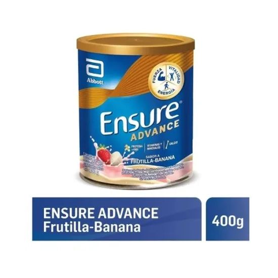 Ensure Advance Banana Frutilla Polvo 400 Gr