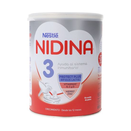 Leche Nidina 3 Infantil 800 Gr