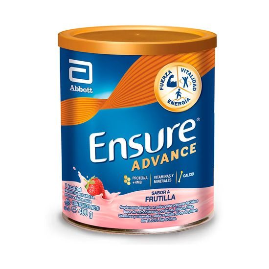 Ensure Advance Frutilla Polvo 400 Gr